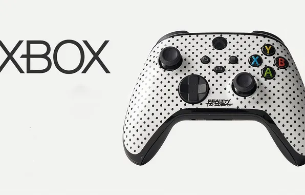 Белый, джостик, Xbox