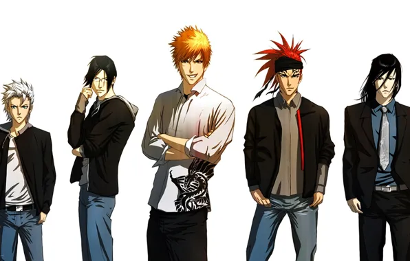 Game, Bleach, red hair, anime, man, boys, redhead, dragon