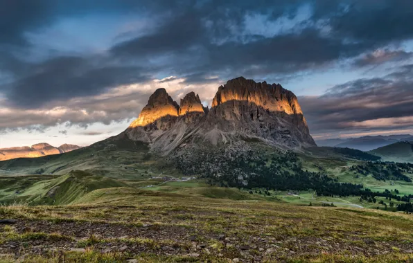 Облака, горы, природа, красота, Альпы, простор, Италия, nature