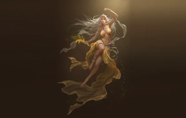 Девушка, фон, красавица, League of Angels