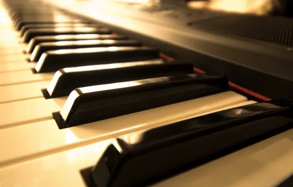 Музыка, клавиши, пианино
