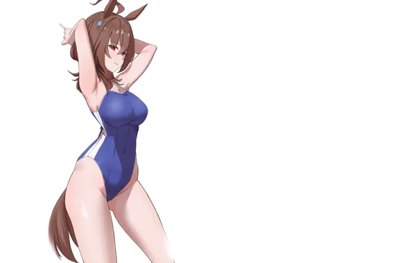 Kawaii, girl, sexy, ass, boobs, anime, pretty, horse