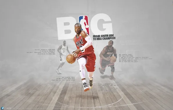 Майами, баскетбол, Miami, basketball, nba, нба, mvp, Miami Heat