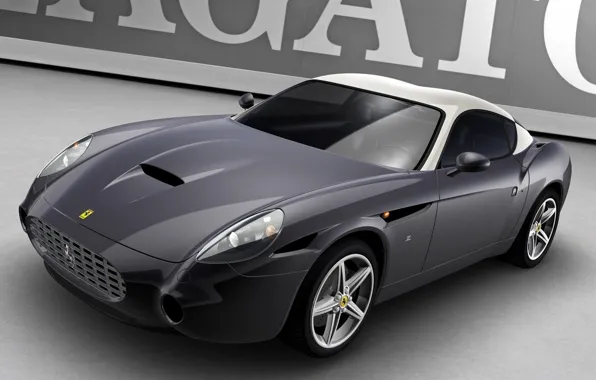 Авто, серый, Ferrari 575