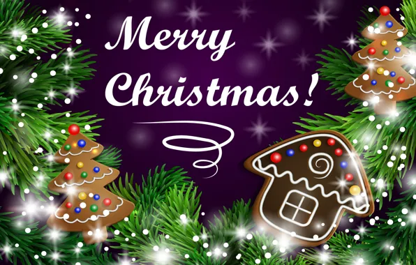 Картинка снег, украшения, шары, Новый Год, Рождество, Christmas, balls, decoration