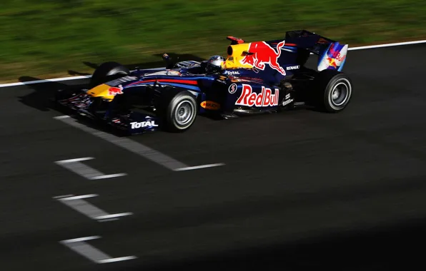 Картинка Red Bull, Vettel, RB6
