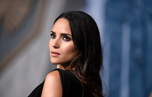 Взгляд, поза, актриса, брюнетка, hair, Adria Arjona, Адриа Архона