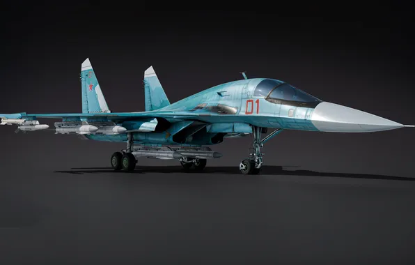 Су-34, Фронтовой бомбардировщик, СССР - Россия