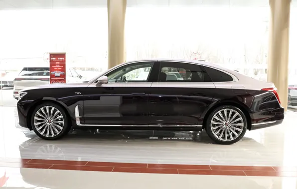 Седан, вид сбоку, люкс, экстерьер, HongQi H9