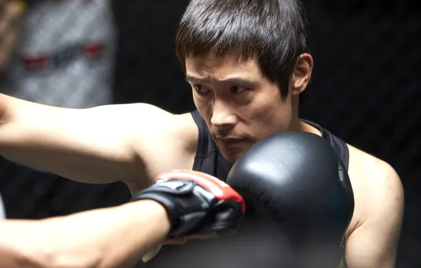 Взгляд, поза, перчатки, стойка, тренировка, Ли Бён Хон, Lee Byeong Heon, Lee Byung-hun