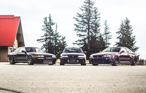 Nissan, R32, Skyline, R34, R33