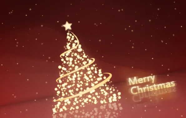 Надпись, графика, елка, новый год, рождество, ёлка, поздравления, merry christmas
