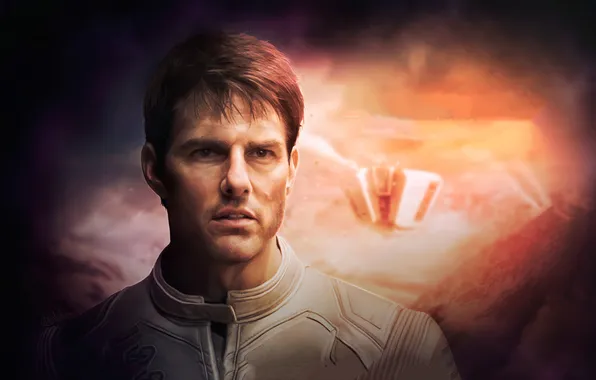 Фантастика, портрет, арт, боевик, Oblivion, Том Круз, Tom Cruise, Обливион