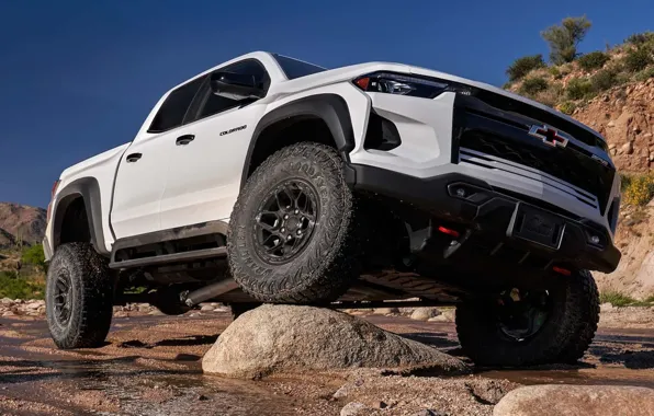 Chevrolet, мощь, пикап, экстерьер, Colorado, ZR2, 2023, Chevrolet Colorado ZR2 Bizon