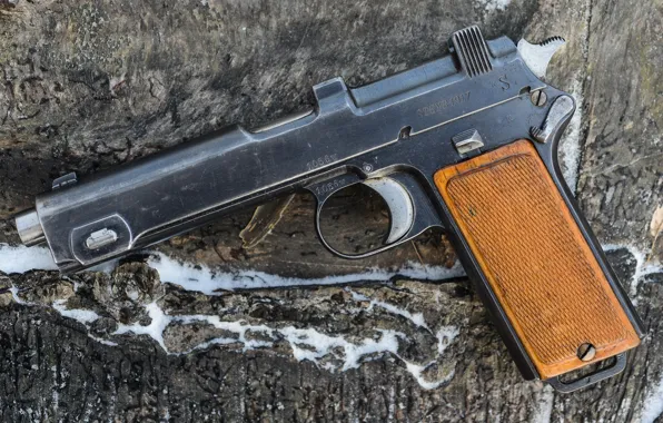 Пистолет, производства, самозарядный, Steyr, 1912, Австро-Венгрии, Steyr-Hahn