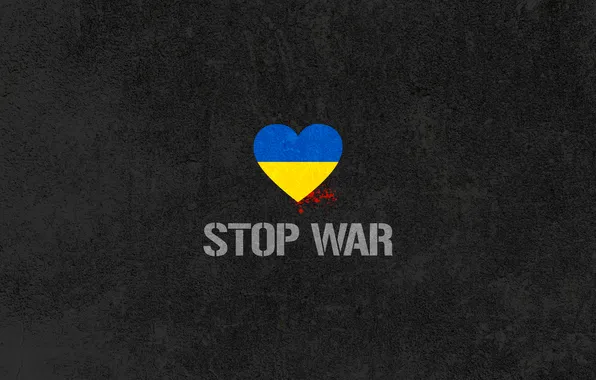 Yellow, war, blue, stop, Ukraine