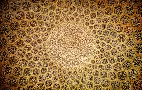 Картинка мечети, Купол, восточные украшения