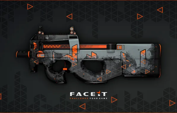 Оружие, counter strike global offensive, p90, fn