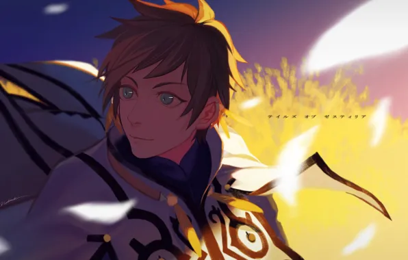 Аниме, Взгляд, арт, парень, Tales Of Zestiria