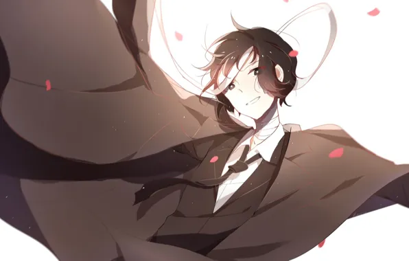 Мальчик, Bungou Stray Dogs, Дазай, Бродячие Псы: Литературные Гении, Дазай Осаму