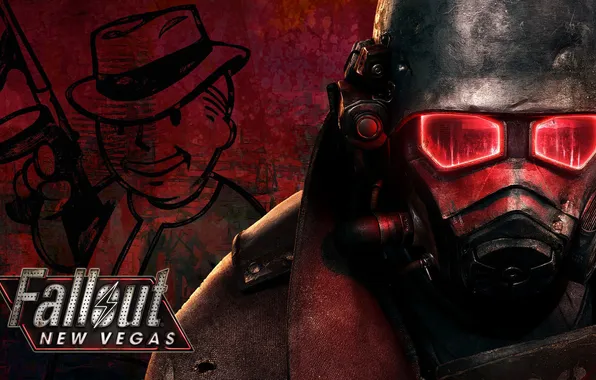 Арт, шлем, fallout, new vegas