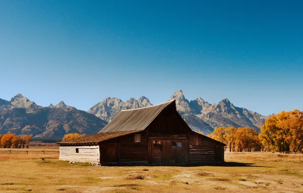 House, Nature, Sky, Landscape, Mountain, Trees