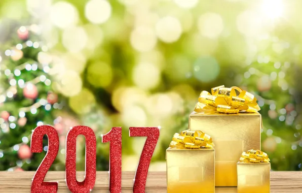 Картинка Новый Год, Праздники, Подарки, 2017