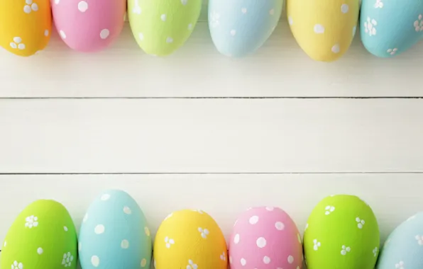 Картинка Пасха, spring, Easter, eggs, Happy, pastel, яйца крашеные