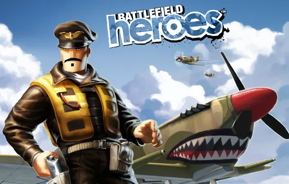 Картинка игры, Electronic Arts, летчик, разработчик, жанре, элементами, Battlefield Heroes, BFH