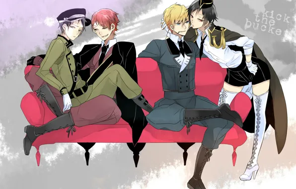 Фон, диван, парни, Durarara!!
