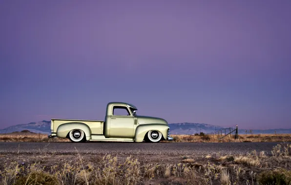 Небо, тюнинг, Chevrolet, Chevy, 1949, Pick up