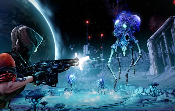 Монстры, Автомат, 2K Games, Gearbox Software, 2K Australia, Borderlands: The Pre-Sequel, Пандора