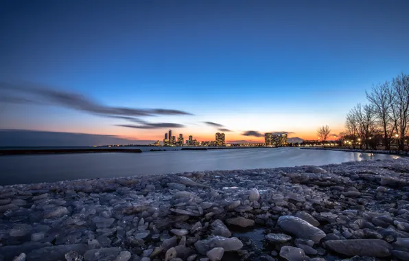 Картинка lake, Ontario, long exposure