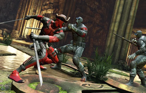 Игра, Deadpool, Marvel, Дэдпул, Game, Wade Wilson, Марвел, Уэйд Уилсон