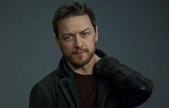 Фон, портрет, куртка, актёр, James McAvoy, Джеймс Макэвой