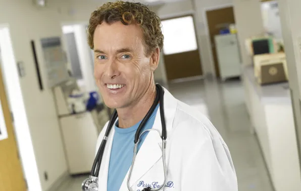 Обои Взгляд, Сериал, Больница, Scrubs, Врач, Клиника, Персиваль.