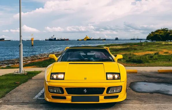 Картинка дизайн, Ferrari, вид спереди, Pininfarina, 1994, единственный экземпляр, Trasversale Spider, Collecting Cars