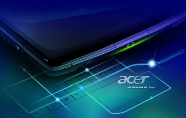 Ноутбук, бренд, Acer, aspire