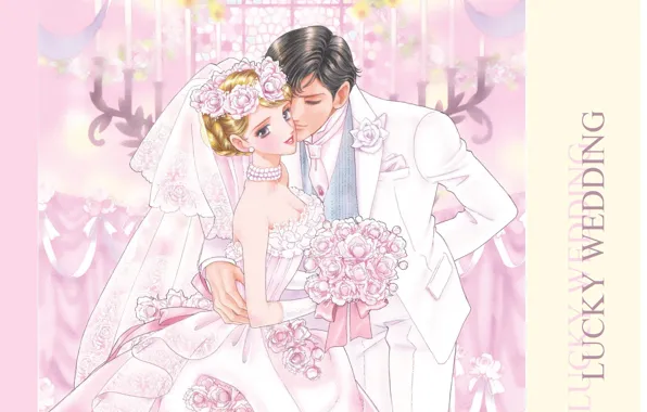 Свечи, декольте, корсет, розовый фон, фата, свадьба, свадебное платье, wedding