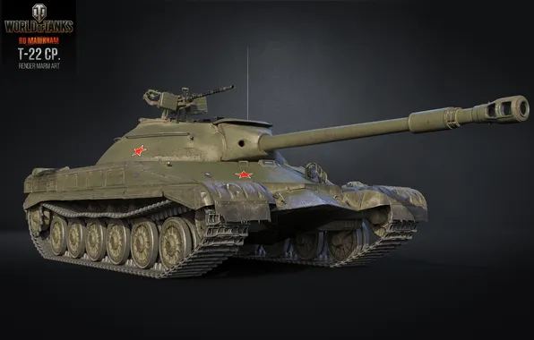 Картинка фон, танк, СССР, средний, World of Tanks, Т-22 СР