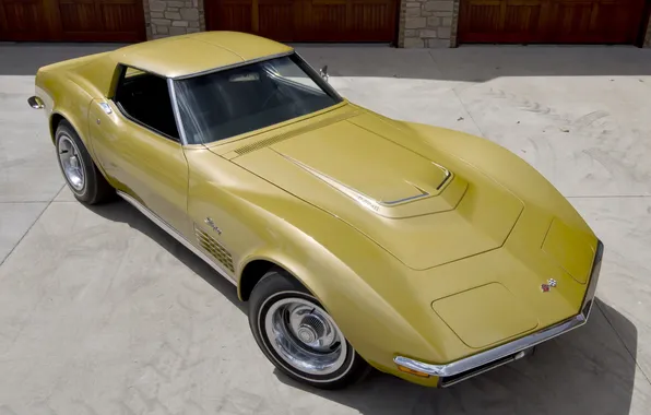 Картинка авто, Corvette, Chevrolet, классика, 1970, Stingray
