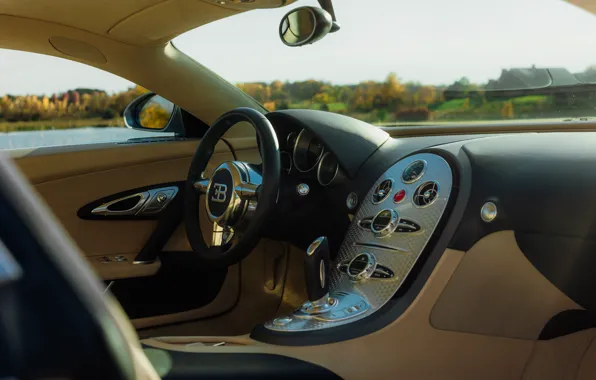 Bugatti, Veyron, Bugatti Veyron, 16.4, dashboard, car interior