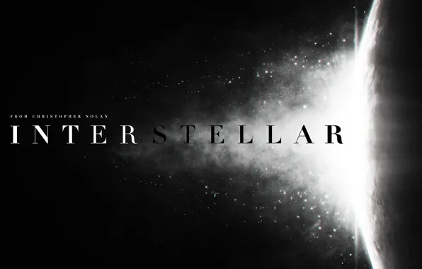 Космос, свет, вспышка, логотип, logo, Interstellar, Интерстеллар, Christopher Nolan