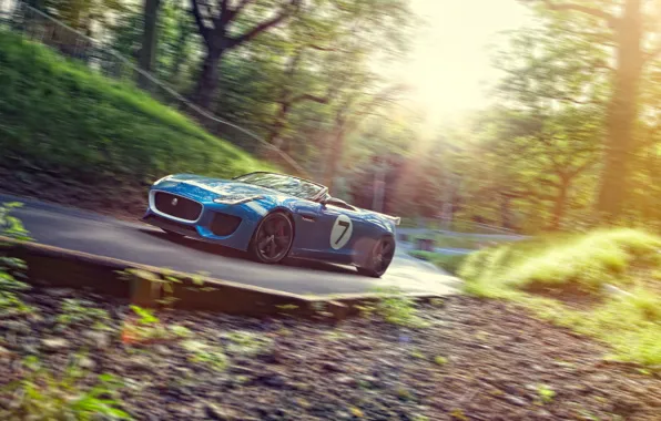 Картинка Project 7, Jaguar, скорость, дорога, Concept, ягуар