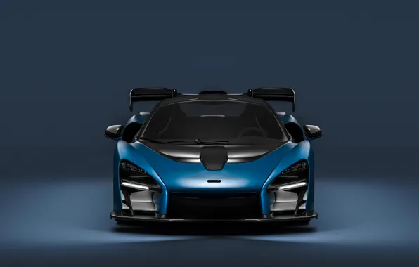 Рендеринг, McLaren, суперкар, вид спереди, 2018, Senna, by Sebastian Ladan