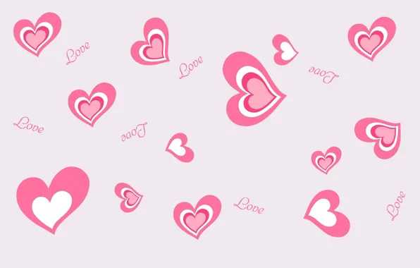Любовь, надпись, настроения, сердце, сердечки, love, розовые