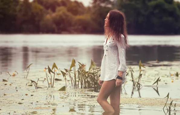 Девушка, в воде, Summer, Ксения Кокорева