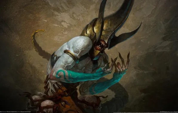 Картинка Diablo III, witch doctor, знахарь