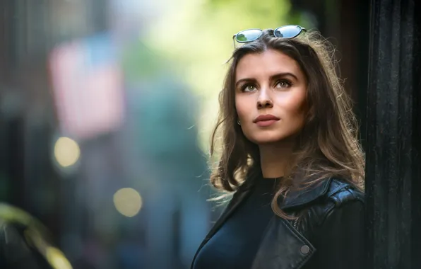 Взгляд, модель, волосы, sunglasses, Georgia Pahl, курька