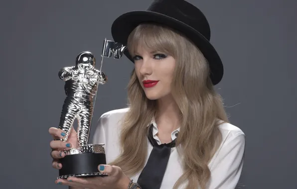 Картинка модель, шляпа, блондинка, певица, Taylor Swift, Taylor Alison Swift, приз